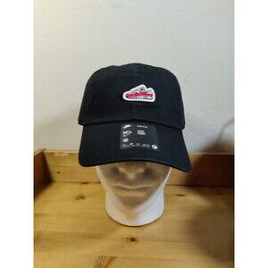 Nike Unstructured M L Air Max 1 Patch Club Cap Strap Back Hat Black FN4402-010